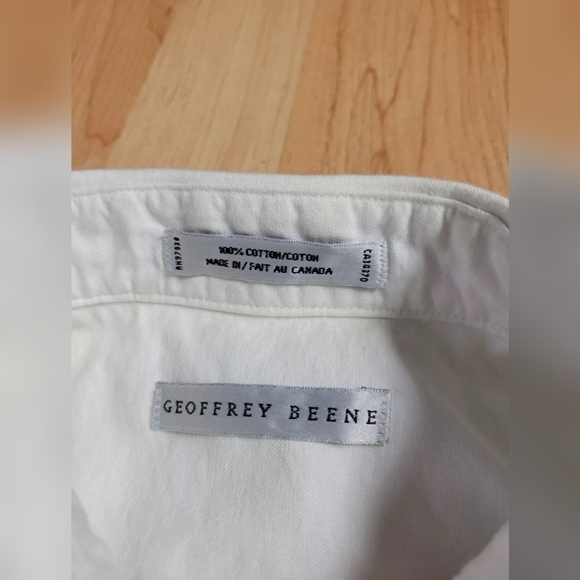 Geoffrey Beene button down shirt SEE DESCRIPTION - Picture 8 of 12